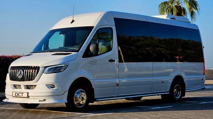 Mercedes sprinter hire with driver in dubai