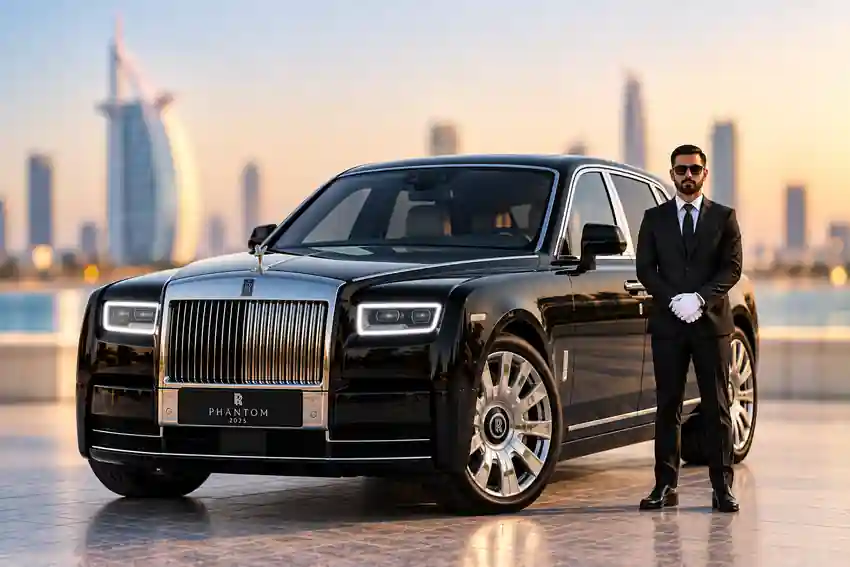 Rolls Royce Phantom Chauffeur Hire Dubai